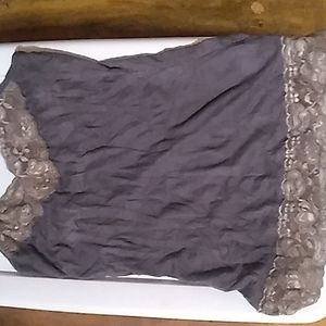 Maurices small gray lace cami
